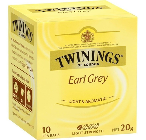 Aromatica Infusion Twinings Te Earl Grey 10 Sobres