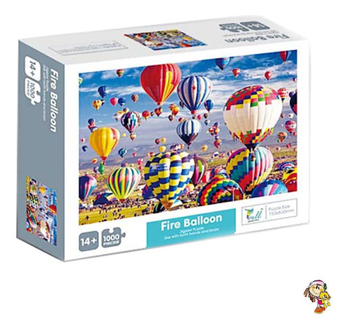 Rompecabezas Puzzle 1000 Pzas Fire Baloon Globo Aerostático