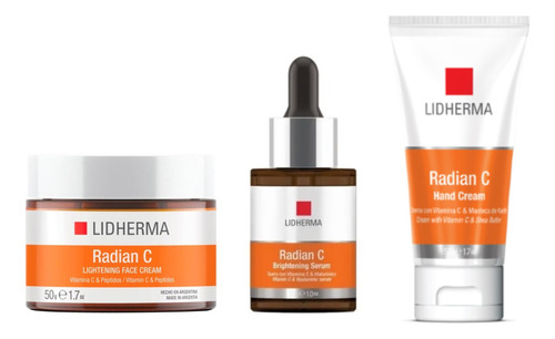 Kit Completo Radian C Crema + Serum + Manos