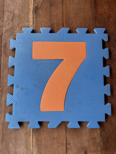 Piso De Goma Para Bebe Con Numeros Varios Números