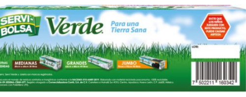 Bolsa Para Basura Oxo Biodegradables De 15 L Verde 20 Pz