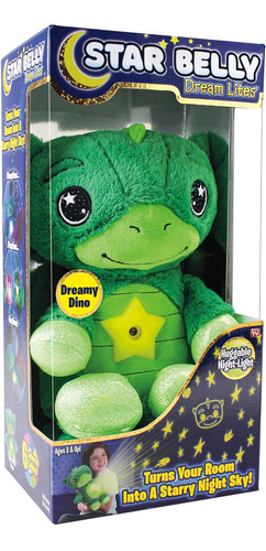 Ontel Star Belly Dream Lites Luz De Noche Peluche Dinosaurio