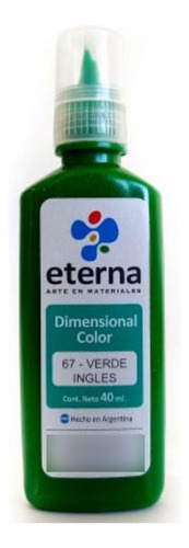 Dimensional Color Eterna 40ml En La Plata Color del óleo 67 Verde Ingles