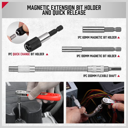 232-piece Ultimate Screwdriver Bit Set - Security Bit Set...