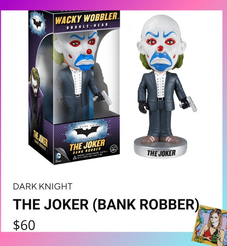 Funko Wacky Wobbler The Joker Robber Batman Daffyrugs