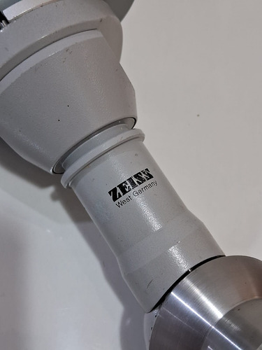 Visor De Ayudante Microscopio Carl Zeiss Oftalmología Gris