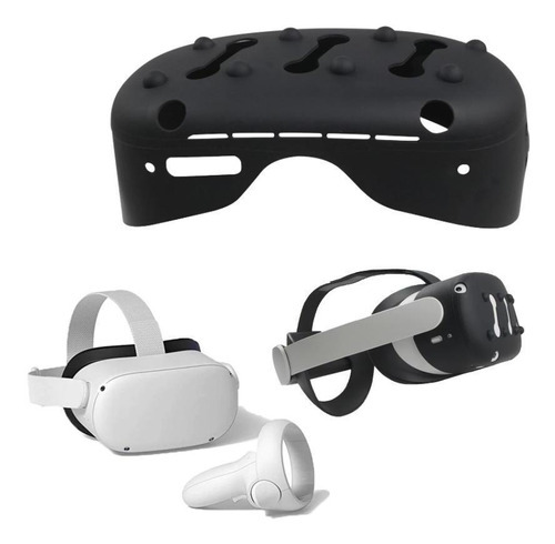 Capa De Silicone Protetora Frontal Para Oculus Quest 2