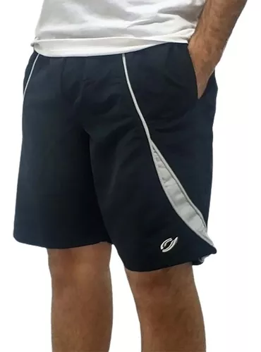 Short Praia Masculino Bermuda Verão Tactel C/ Detalhe Friso