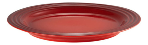 Prato Raso De Cerâmica 22 Cm Vermelho Le Creuset