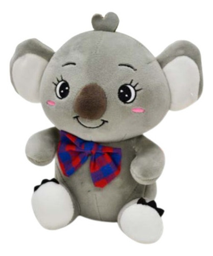 Peluche De Animal Koala Con Moño De 20cm Calidad Premium