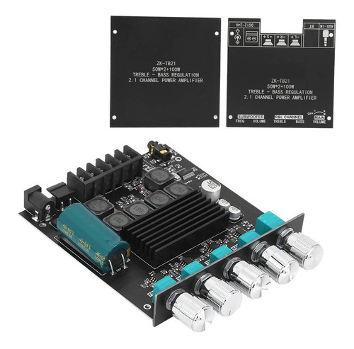 Placa Amplificadora De Alta Potencia Zk-tb21 De 2.1 Canales