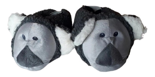 Pantuflas Infantil, Motivo Koala, Talle 28, Muy Abrigadas