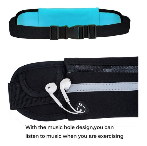Imagen 5 de 7 de Cinturon Estuche Para Celular Riñonera Deportiva Running Etc