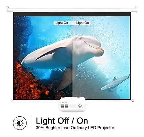 Drj Upgrade 7500lumens Mini Proyector Proyector De Películas