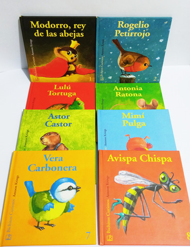 Bichitos Curiosos - Colección Completa / 8 Libros / Nuevo
