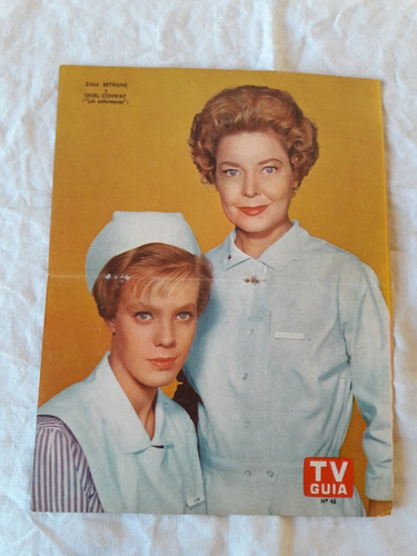 Poster Revista Tv Guia N° 48 Bethune Conway Las Enfermeras