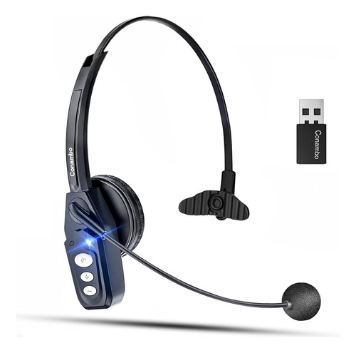 ~? Conambo Noise Cancelling Bluetooth Headset V5.0, 16hrs Hd