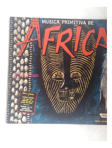 Musica Primitiva De Africa - Vinilo