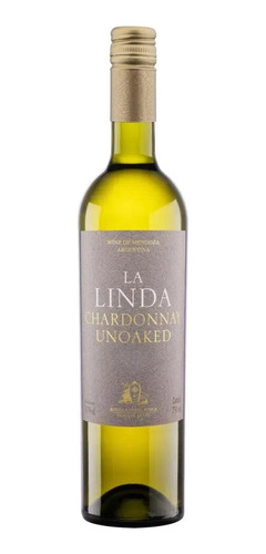 Vino Blanco La Linda Chardonnay Unoaked 750 Ml Ub
