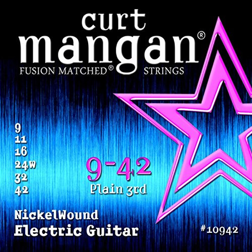 Cuerda Guitarra Electrica Curt Mangan 9-42 Nickel Wound