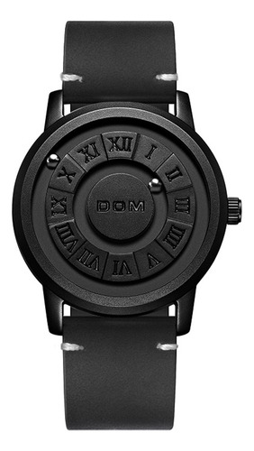 Reloj Dom M - 1345l - 1m Correa Negra Para Hombres 22 Mm