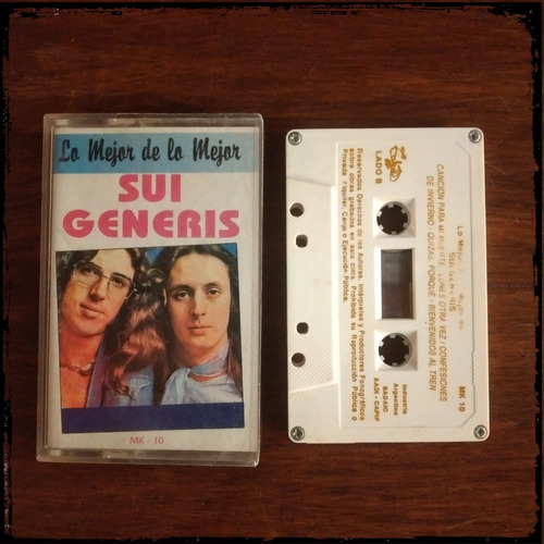 Lo Mejor De Lo Mejor De Sui Generis - Ed Arg 1992 Cassette
