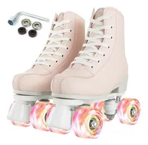 Comprar Patines Roller 4 Ruedas Doble Para Mujer Patines Niña