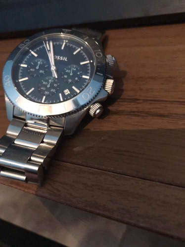 Relógio Fossil Retro Traveler Chronograph Fch2849/z