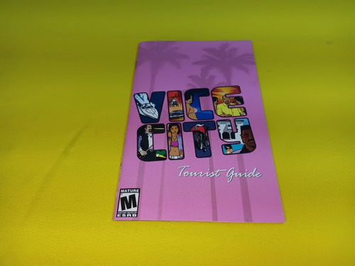 Manual Original Grand Theft Auto Vice City Ps2
