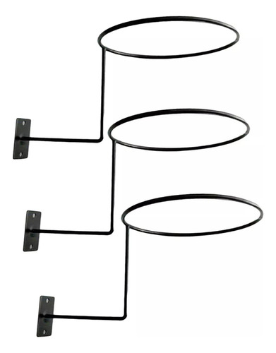 Soporte De Metal Para Colgar Sombreros En Pared, 3 Unidades