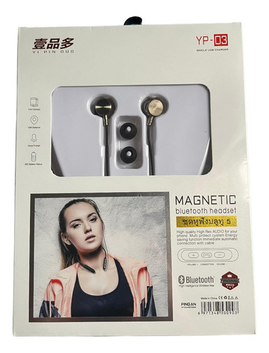 Audífonos Inalámbricos Bluetooth Magnéticos - Sellados