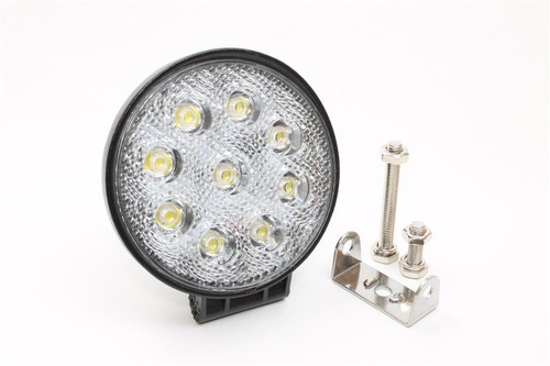 Reflector Led Redondo 12v 27w Para Camionetas