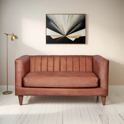 Sofa Sorrento 2 Cuerpos Cuero Kentucky - Latam Home