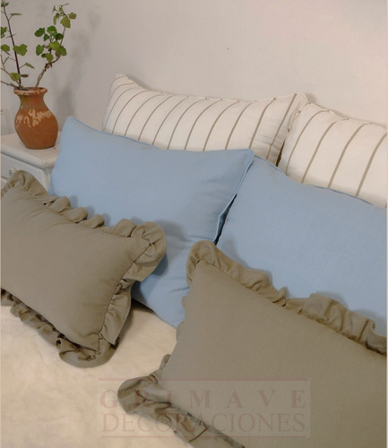Imagen 4 de 4 de Almohadon Tusor 60x80 Local Caballito Envios T/pais.