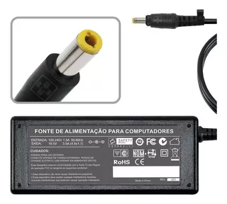 Fonte Compativel Com Notebook E200 E300 E23 Rd405 Rd40 712