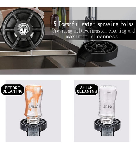 Lavador Automático Vasos Tazas Copas Lavadora Enjuagadora
