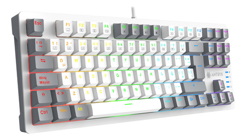 Teclado Mecanico Tkl Antryx Mk840l White