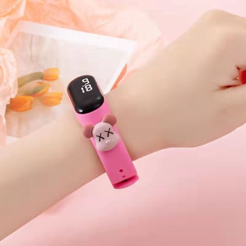 Estudiantil Led Banda De Acero Smartwatch Electrónico 20pcs