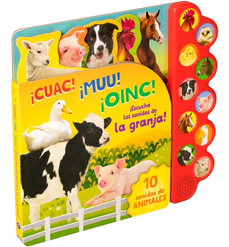 Libro: ¡cuac! ¡muu! ¡oinc! (quack! Moo! Oink!) En Español (s