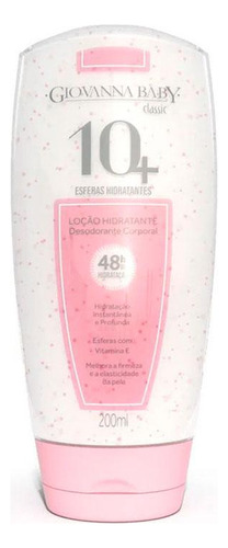 Loção Hidratante Giovanna Baby 10+ Classic 200ml