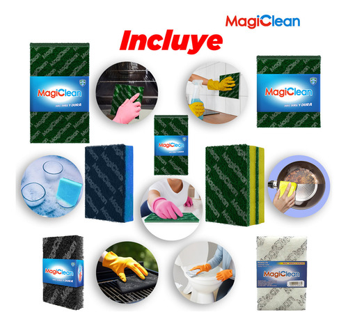 Kit Mop Trapeador Mágico M2 + Fibras De Limpieza De Color Gris Oscuro
