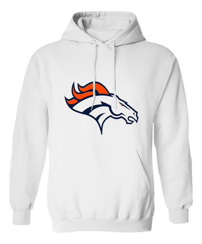 Sudadera Con Gorro Denver Broncos Futbol Americano 