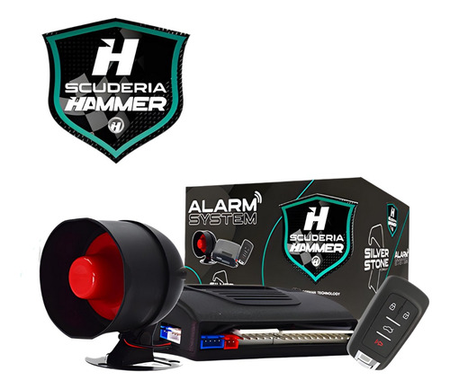 Sistema De Alarma Scuderia Hammer Automotriz Silver Stone