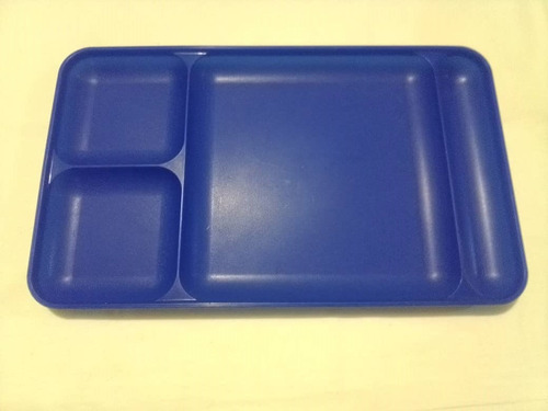 Bandeja Tupperware Azul 38,5cm X 23cm