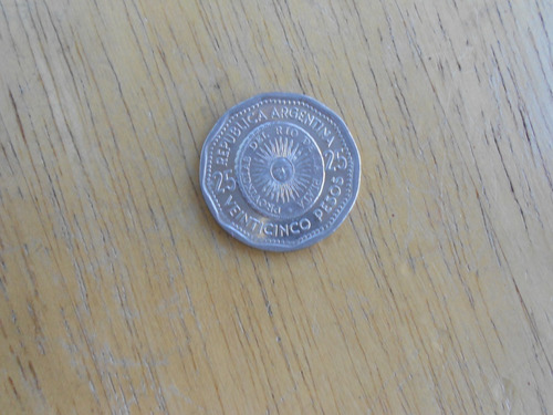 Moneda De 25 Pesos - Argentina - Año 1966 - 1° Moneda Patria