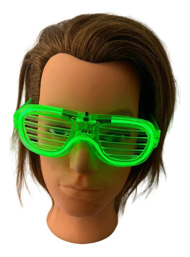 Óculos Led Neon Coloridos Festa Cosplay - Kit 4 Unidades