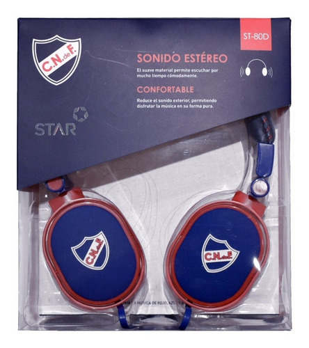 Auriculares Star Club Nacional De Football Rincón Del Hincha