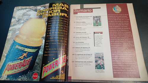 Clarín Edición Especial Fixture Fútbol 95 Agosto 1995 E (Usado)