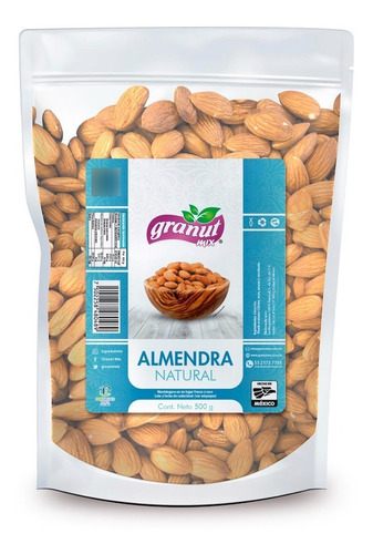 Almendra Natural (500g) Granut Mix 100% Saludable