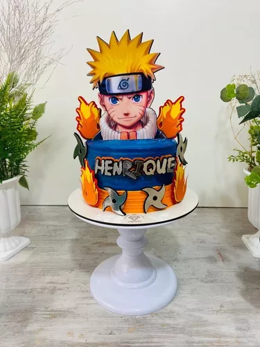 Ateliê da Pam - Topo de bolo 🎂 Naruto 🍥 Elaboramos